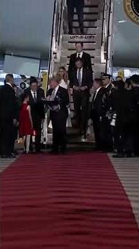 Trump lands in China ahead of high-stakes talks on trade