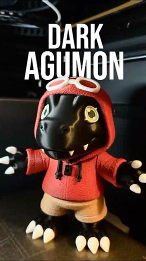 3D Printing Dark Agumon 🖤