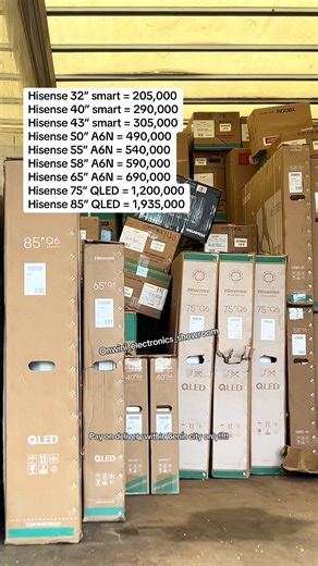 Hisense Smart TVs Prices in Benin City