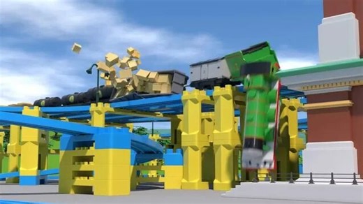 Tomica Thomas and Friends Slow Motion Crashes: Henry Smashes into a Goods Train!