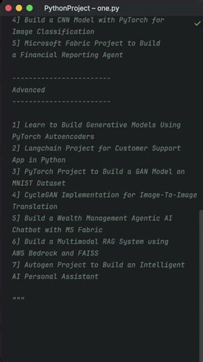 Generative AI Projects Ideas #generativeai #project #python