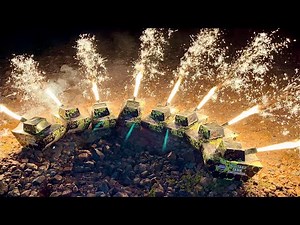 MILITARY FIREWORK TANK BARRAGE!