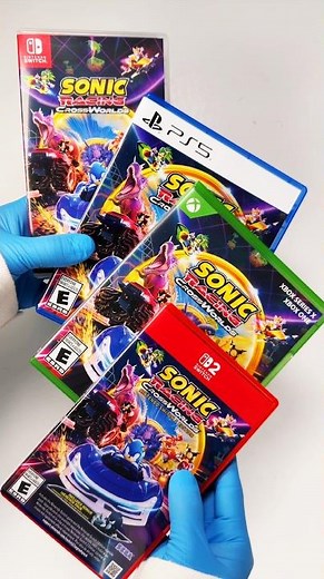 Sonic Racing Crossworlds Arrives on Every Console (Unboxing) #gaming #trending #shorts