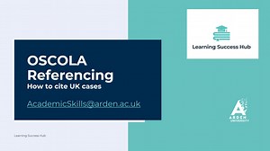 OSCOLA Referencing: How to cite UK cases