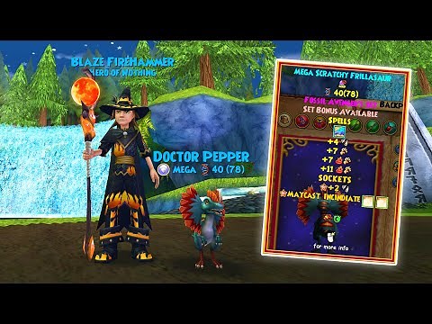 Wizard101: My Fire 170 MAX STAT Gear Setup!