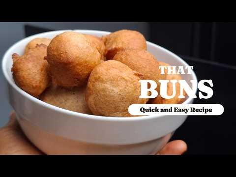 How to Make Perfect Nigerian Buns | Crispy Outside, Soft Inside