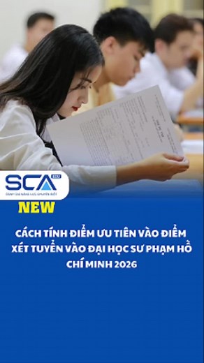 Cách Tính Điểm Ưu Tiên Đại Học Sư Phạm HCM 2026
