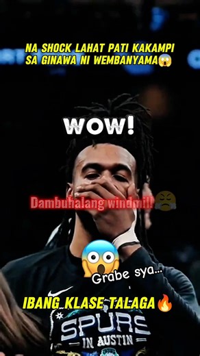 GULAT KA NOH?😱 Alien dunk ni Wemby nganga lahat🔥 #shorts #shortsfeed #basketballshorts #viral