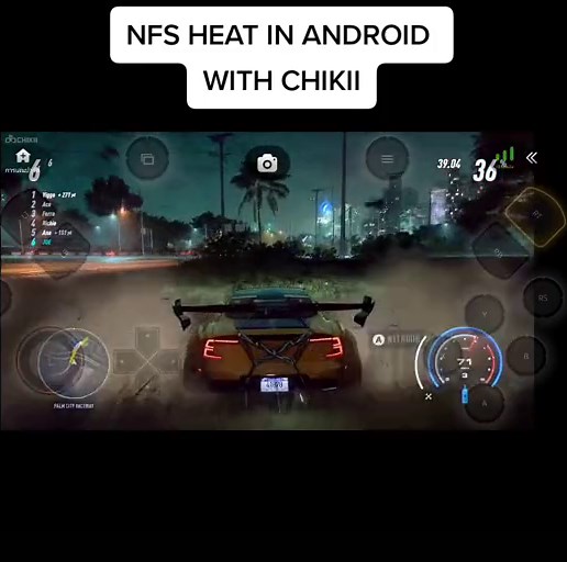 NFS Heat Gameplay on Android | Chikii App Racing Experience
