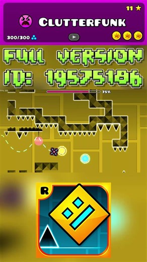 ПОЛНАЯ ВЕРСИЯ CLUTTERFUNKА #gd #geometrydash #гд #геометридаш #clutterfunk #джеометридеш