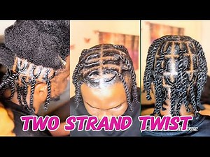 How To Make a Two Strand Twist | Step By Step
