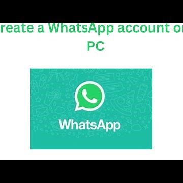 How to create a WhatsApp account on PC.