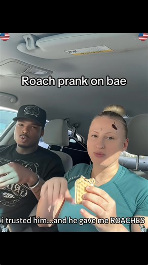 Funny Couple Prank: Roaches Surprise Reaction
