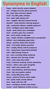 Synonyms in English (part-4) - Enhancing Vocabulary, English Language, English Learning Resources, Vocabulary Building #synonyms #English #vocabulary #englishlearning का पार्ट 1 | Daily English Dose