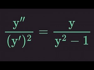 A cool non linear differential equation with interesting results