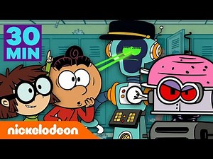 Bienvenues chez les Loud et les Casagrandes | 30 minutes avec les robots | Nickelodeon France