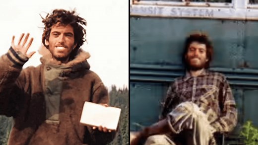 Man in historic photo held note with message to world before hiking into wild and never coming back