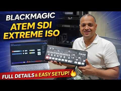 ATEM SDI Extreme ISO 🔥 Full Setup, ISO Recording & Live Streaming