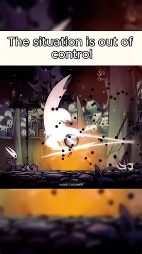 The situation is out of control 😂#hollowknight #silksong