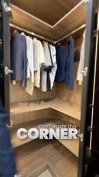 Corner Space l Space Optimization l Storage Solutions l Home Organization Ideas #interiordesign