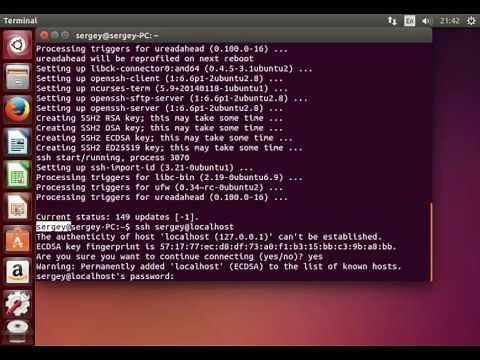 How to install ssh server on Ubuntu