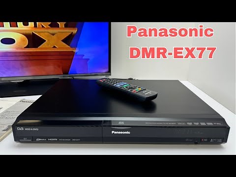 Vintage Panasonic DMR-EX77 DVD & HDD Recorder Demo