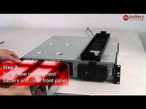 Installation Tutorial video for APC RBC22/RBC23/RBC24/RBC132/RBC133 Replacement batteries.