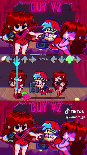 Friday Night Funkin - Guy V2 Vs. GF Fight for BF | V-Core Mix