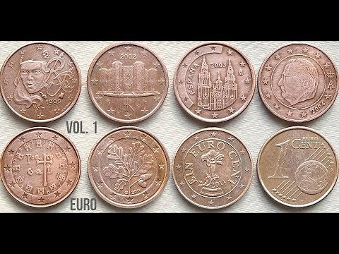 1 EURO CENT Coins of different European Countries | Euro Coins collection - Vol. 1