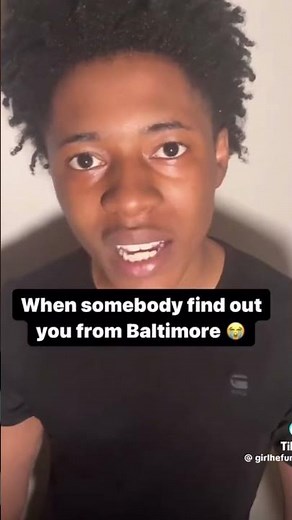 POV: when somebody find out you from baltimore 😭😭 #shorts #accent #funny #fyp