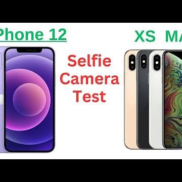 iPhone 12 (12MP Front Camera) vs iPhone XS Max (7MP Front Camera) test ( Apple vs Apple)