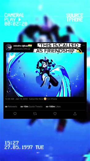 INOSKUE X TANJIRO FRIENDSHIP AURA 🗿📈💀 #anime #demonslayer #animeedit