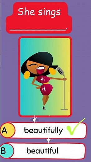 Adjective vs Adverb Quiz #englishquiz #adjectiveinenglishgrammar #adverbs