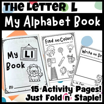 My Letter L Book | Letter of the Week | Alphabet Mini Booklet