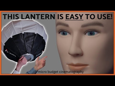 The EASIEST Lantern Setup For Filmmaking | Aputure Lantern | Lighting Tools