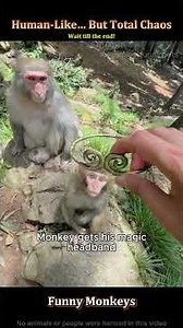 The monkey is here to ruin everyone’s day 🙊#monkey#funnyanimals#zoo