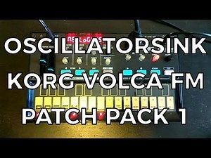 Korg Volca FM Patch Pack 01 - FREE!