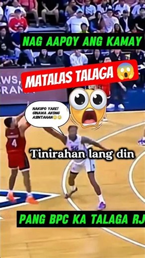 Grabe ka RJ ginawa mo lang asintahan ang higante🔥 #shorts #shortsfeed #basketballshorts #viral