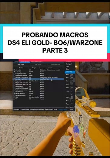 ¡Hola amigos! Aquí les dejo la parte 3 de un pequeño video demostrativo para enseñarles el funcionamiento de cada uno de los macros de nuestro DS4. #ds4windows #bo6 #ds4warzone #ds4bo6 #aimassist #ds4macros #ds4_eli