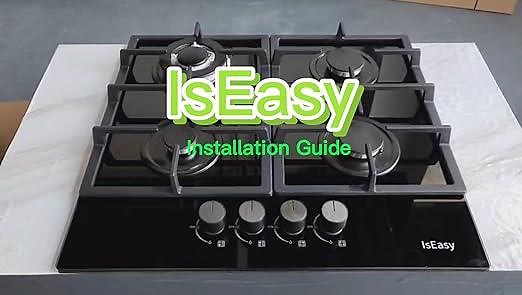 4 burners gas cooktop installation guide