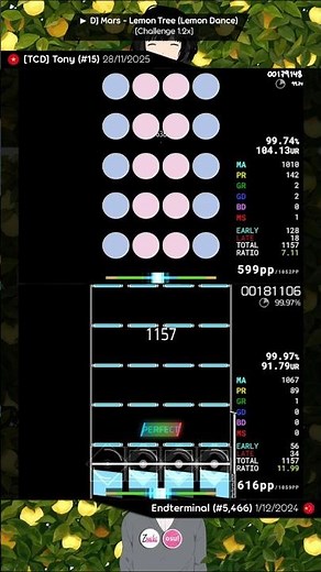 This map will kill your wrists... #osu #osugame #osumania #osumania4k #osumaniaskins#rhythmgame#vsrg