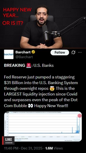 THE FED JUST PUMPED $31 BILLION! (2026 Market Warning)