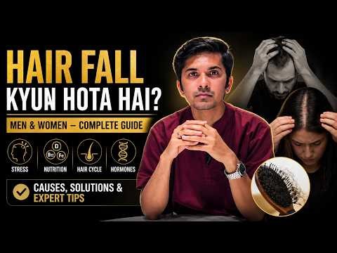 Hair Fall Explained | Causes, Solutions & When to Worry (Complete Guide)