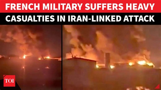 Iran-linked fighters bombard French military in Iraq's Erbil; 1 soldier killed, several injured