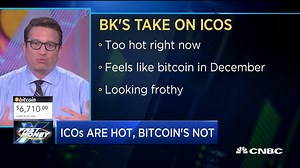 ICOs are hot, bitcoin’s not. | CNBC Crypto
