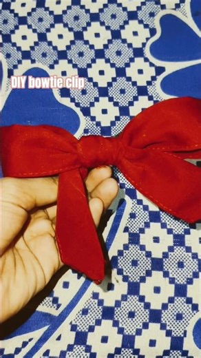 DIY bowtie clip 🎀#shorts