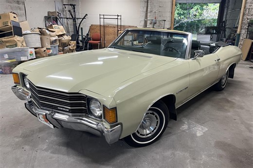 No Reserve: 1972 Chevrolet Chevelle Malibu Convertible