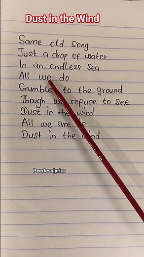 Dust in the wind song by Kansas ##dustinthewind #kansas #lyrics