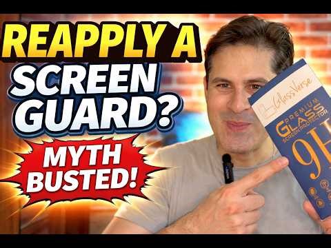 Can You Reapply a Screen Protector Without Ruining It? Real Test! Myth Busted! 🤟