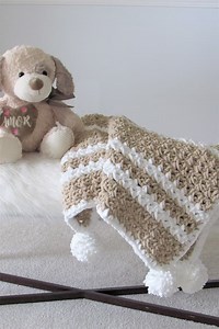 Quick Crochet Baby Blanket for Beginners - Crochet Dreamz